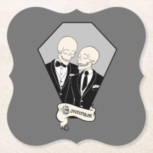 Dessous-de-verre En Papier Squelette