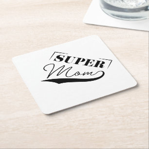 Dessous-de-verre En Papier Super Maman