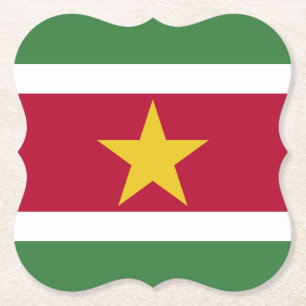 Dessous-de-verre En Papier Suriname Flag
