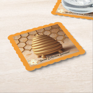 Dessous-de-verre En Papier "Sweet Community Bond"
