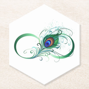 Dessous-de-verre En Papier Symbole de l'Infinity