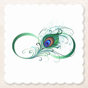 Dessous-de-verre En Papier Symbole de l'Infinity