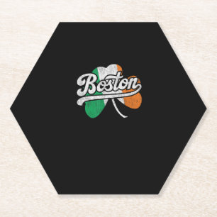 Dessous-de-verre En Papier T-shirt irlandais de Boston