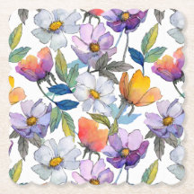 Tapisserie fleur violette