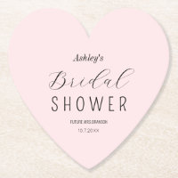 Tasse chic rose noir pour la douche de mariée