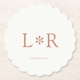 Dessous-de-verre En Papier Terre cuite | Simple Couple chic