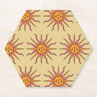 Dessous-de-verre En Papier The Sun - Tarot