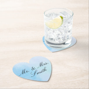 Dessous-de-verre En Papier "True Love Blue"