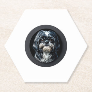 Dessous-de-verre En Papier tzu shih noir