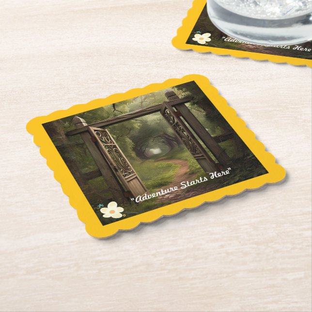 Dessous-de-verre En Papier "Unlocking Potential" (Incliné)