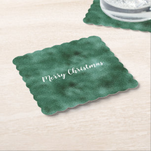 Dessous-de-verre En Papier Vert Turquoise de pin chic