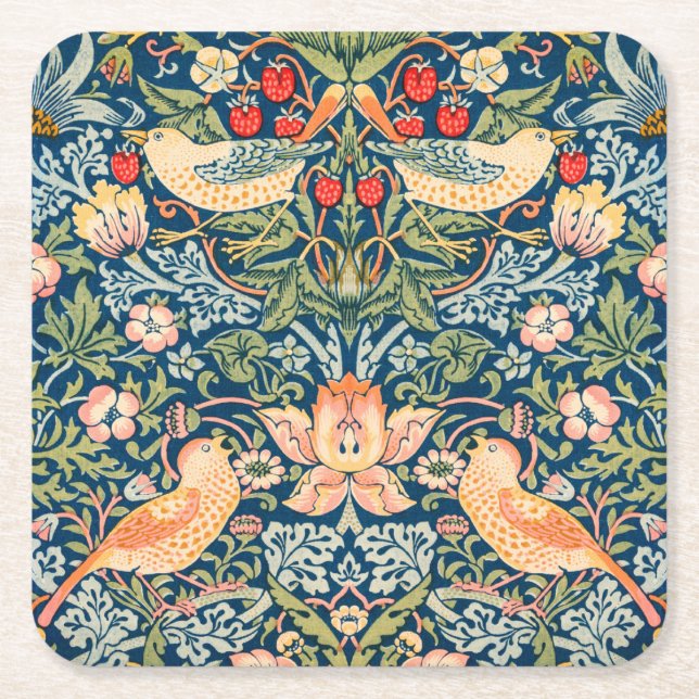Dessous-de-verre en papier: WILLIAM MORRIS : STRAW (Devant)