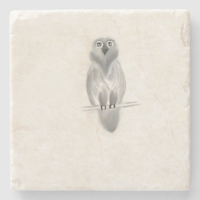 Dessous-de-verre en pierre. (Devant)