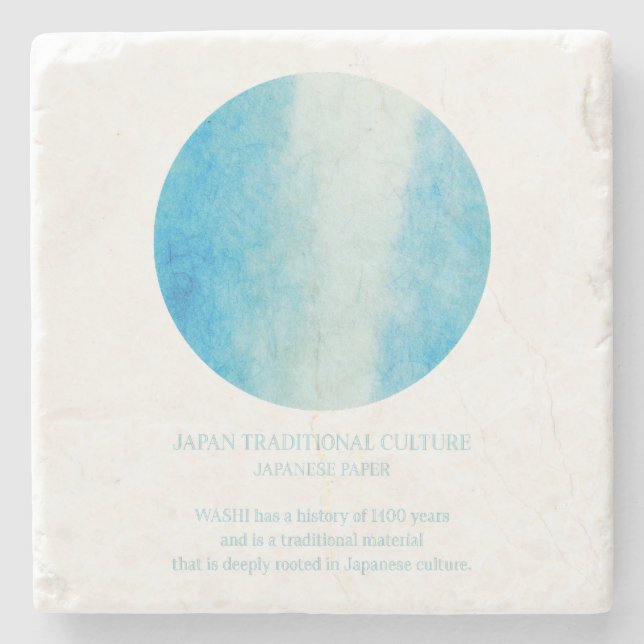 DESSOUS-DE-VERRE EN PIERRE 和紙 (Devant)