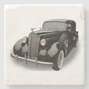 DESSOUS-DE-VERRE EN PIERRE 1937 PACKARD