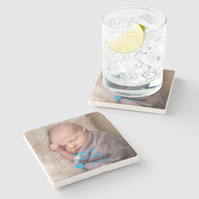Dessous-de-verre En Pierre 1st Father's Day (Côté)