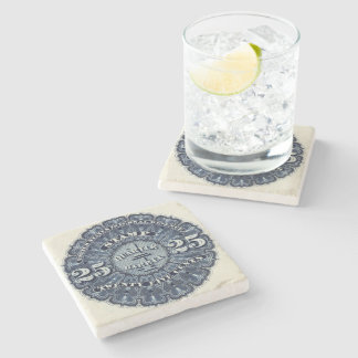 Dessous-de-verre En Pierre 25c Timbre de recettes de bière USA