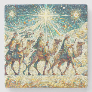 Dessous-de-verre En Pierre 3 hommes sages