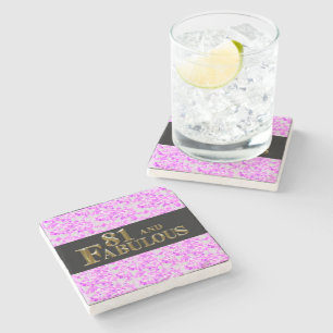 Dessous-de-verre En Pierre 81e anniversaire