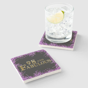 Dessous-de-verre En Pierre 98e anniversaire 