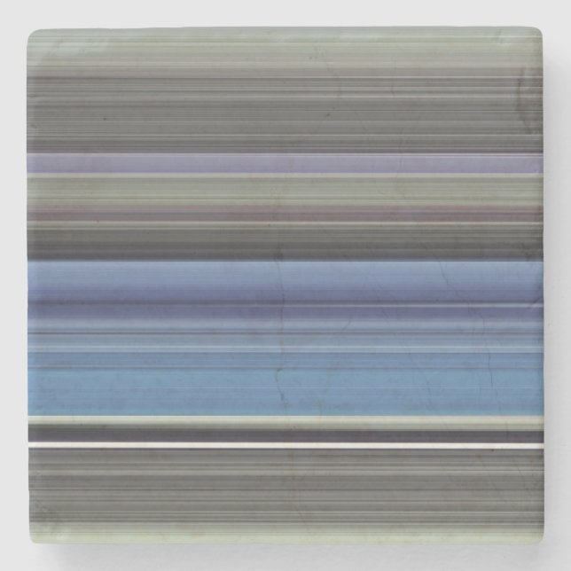 Dessous-de-verre En Pierre Abstract #1: Blue and grey (Devant)