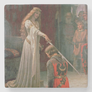 Dessous-de-verre En Pierre Accolade (par Edmond Blair Leighton)