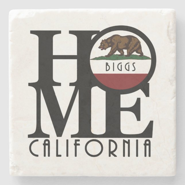 Dessous-de-verre En Pierre ACCUEIL Biggs Californie (Devant)