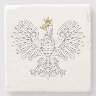 Dessous-de-verre En Pierre Aigle polonais