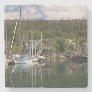Dessous-de-verre En Pierre Amérique du Nord, Canada, Îles de la Reine-Charlot