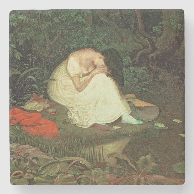Dessous-de-verre En Pierre Amour déçu, 1821 (Devant)