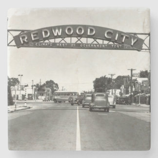 Dessous-de-verre En Pierre Anniversaire de Redwood City 150th
