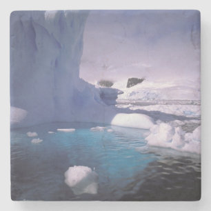 Dessous-de-verre En Pierre Antarctique. Paysages glaciaires de l'Antarctique