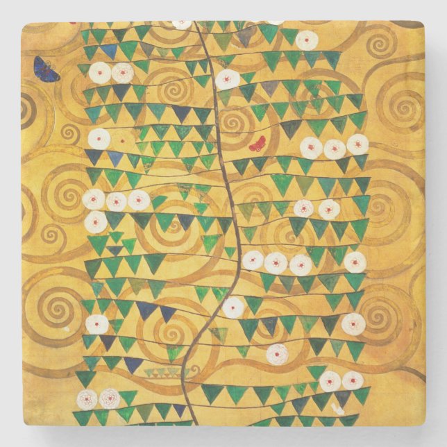 Dessous-de-verre En Pierre Arbre de la vie c.1905-09 (Devant)