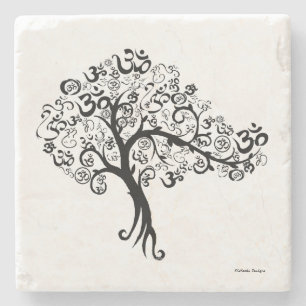 Dessous-de-verre En Pierre Arbre d'OM