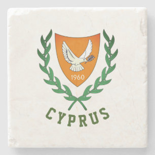Dessous-de-verre En Pierre Armoiries de CHYPRE