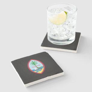 Dessous-de-verre En Pierre Armoiries guamaniennes
