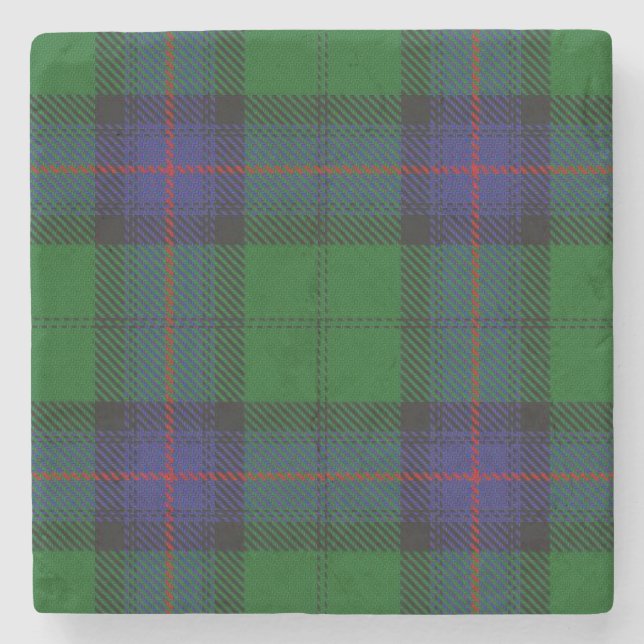 Dessous-de-verre En Pierre Armstrong Tartan (Devant)