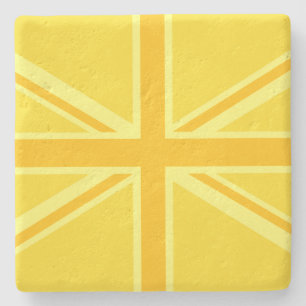 Dessous-de-verre En Pierre Arrière - plan du drapeau britannique Union Jack j