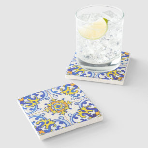 Dessous-de-verre En Pierre Art Azulejo portugais
