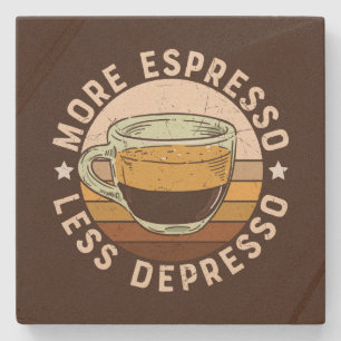 Dessous-de-verre En Pierre Art cool expresso
