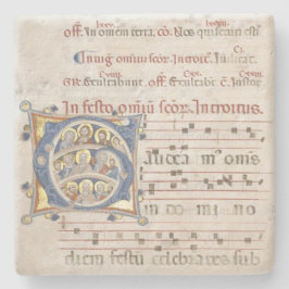 Dessous-de-verre En Pierre art de manuscrit de bible