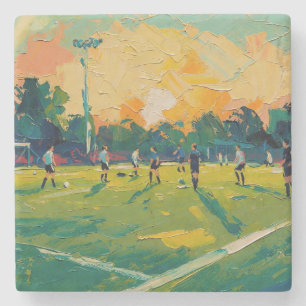 Dessous-de-verre En Pierre Art du football (#2)