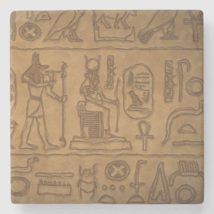 Dessous-de-verre En Pierre Art Hiéroglyphique égyptien