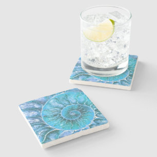 Dessous-de-verre En Pierre Art moderne de la plage