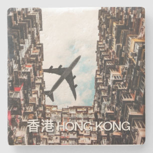 Dessous-de-verre En Pierre Avion de Hong Kong