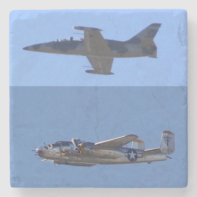 Dessous-de-verre En Pierre Avions de guerre (Devant)