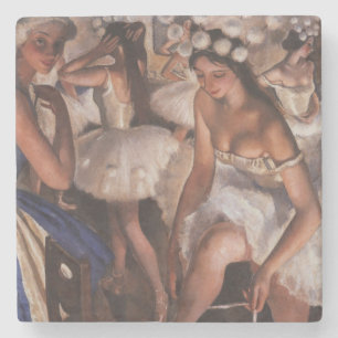 Dessous-de-verre En Pierre Ballerinas dans la salle à manger (par Serebriakov