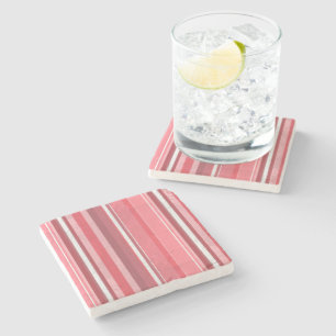 Dessous-de-verre En Pierre Bandes roses