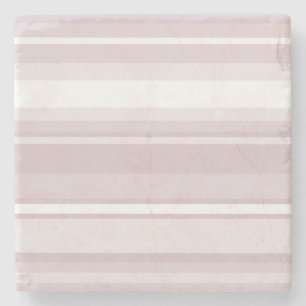 Dessous-de-verre En Pierre Bandes roses à quartz rose
