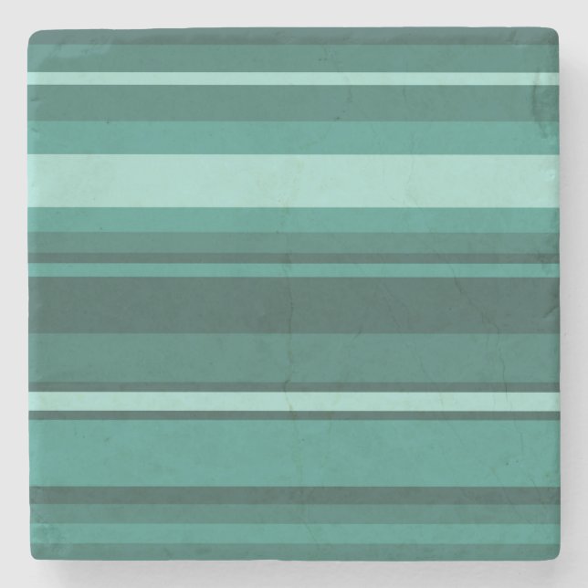 Dessous-de-verre En Pierre Bandes turquoises (Devant)